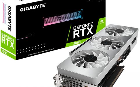 废电脑回收：技嘉发布GeForce RTX 3090 VISION OC显卡