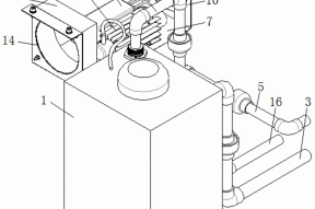 一种高效散热臭氧发生器的小型医疗污水处理装置的制作方法