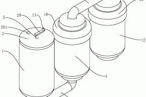 一种三段式组合超滤富氢净水棒及清洁增效机构的制作方法