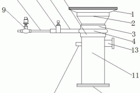 一种钻井起钻钻杆气扫式刮泥浆联顶装置的制作方法