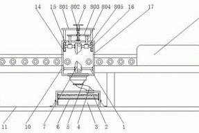 一种双风刀结构的玻璃背污清洗装置的制作方法