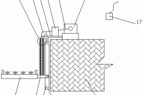 同时通过波纹管10和吸水棉11配合