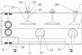 一种建筑施工用防护网清洗装置的制作方法