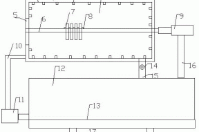 一种用于清洗烘干行星架的装置的制作方法