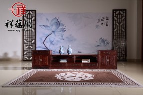 红木地板配什么电视柜显得高大上