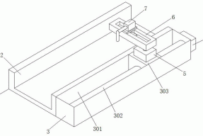 一种堆垛机滑触线导轨自动吹扫装置的制作方法