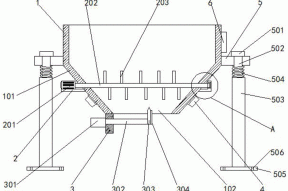 一种污泥缓存料斗的破拱装置的制作方法