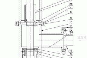 卫生型弹簧单作用伸缩式清洗喷头的制作方法