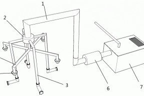 废旧混凝土破碎车间吸尘系统的制作方法