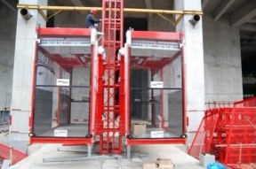 自贡电梯回收：倾斜电梯施工,曲线施工升降机和物料提升机