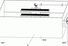 一种玻璃纤维布水洗防堆积除尘装置的制作方法