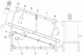 一种具有清洗功能的湿污泥处理装置的制作方法